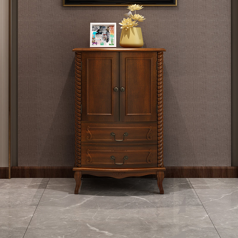 Traditional Storage Chest Solid Wood Dresser with 2/3/5 Drawers