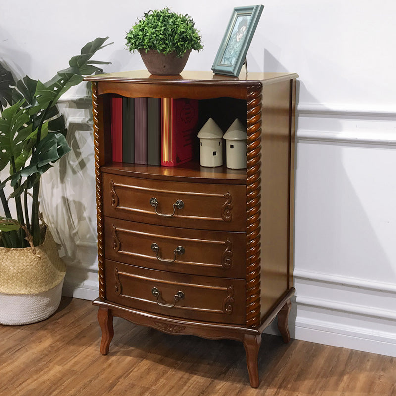 Traditional Storage Chest Solid Wood Dresser with 2/3/5 Drawers