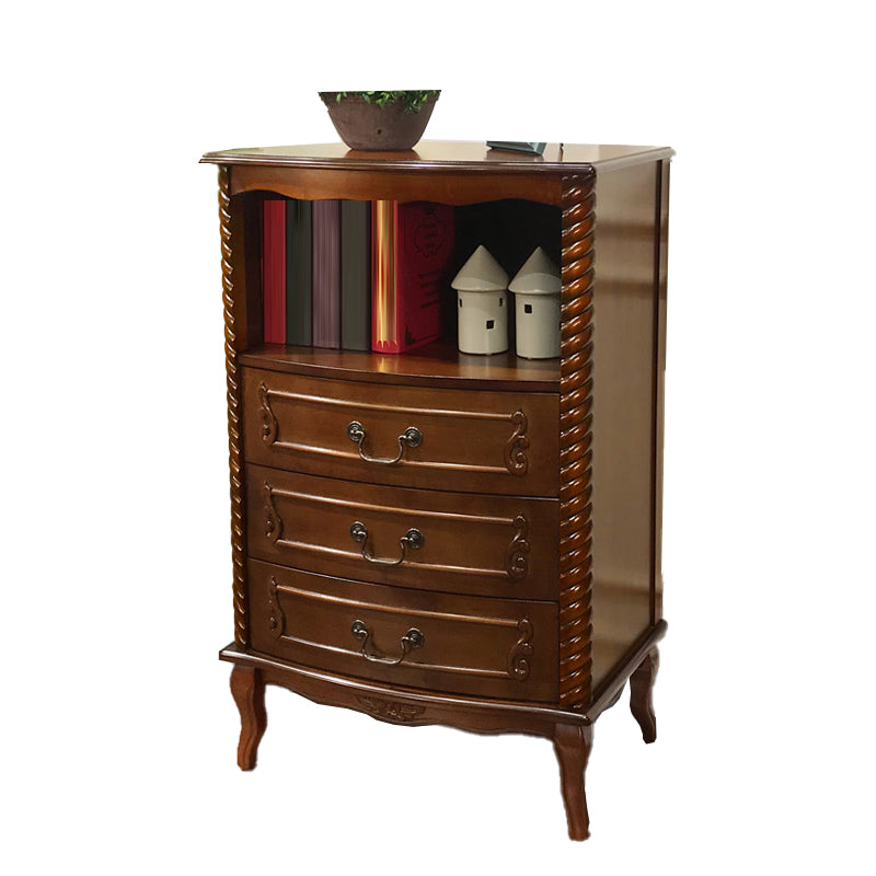 Traditional Storage Chest Solid Wood Dresser with 2/3/5 Drawers
