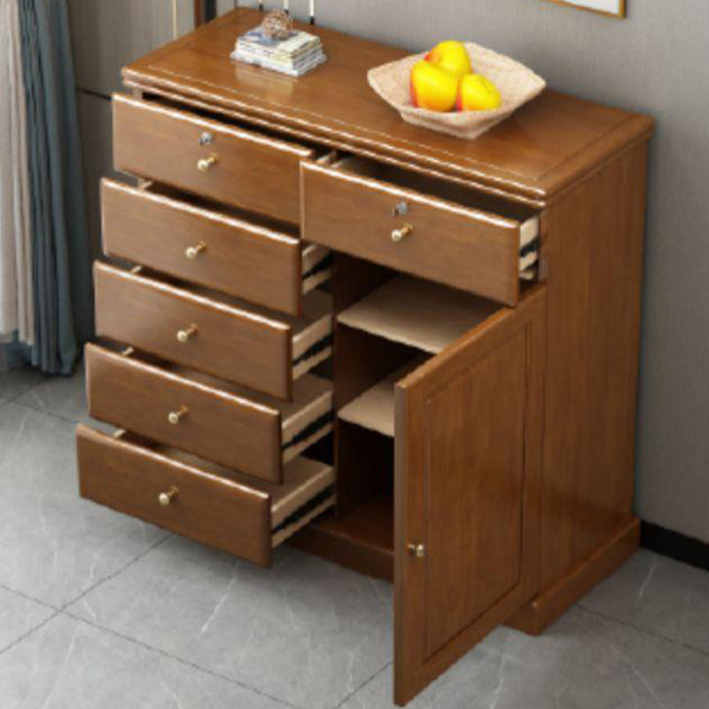 Traditional Storage Chest Solid Wood Storage Chest Dresser for Bedroom
