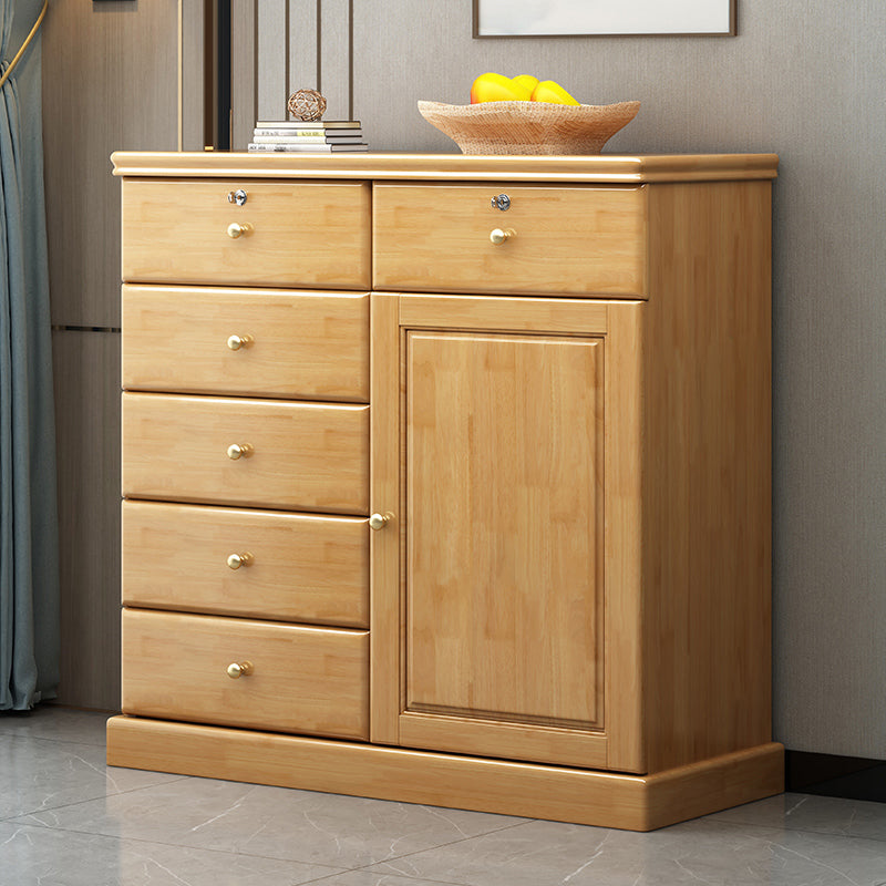 Traditional Storage Chest Solid Wood Storage Chest Dresser for Bedroom