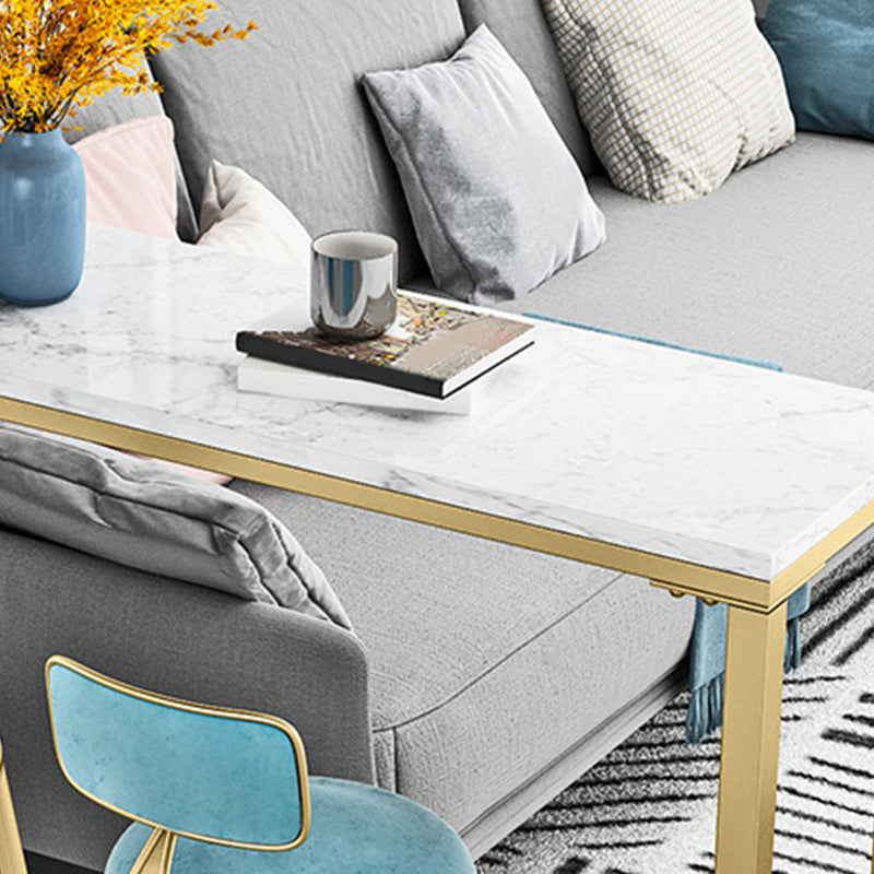 Glam Stone Bar Counter Table Rectangle Bar Counter Table for Home