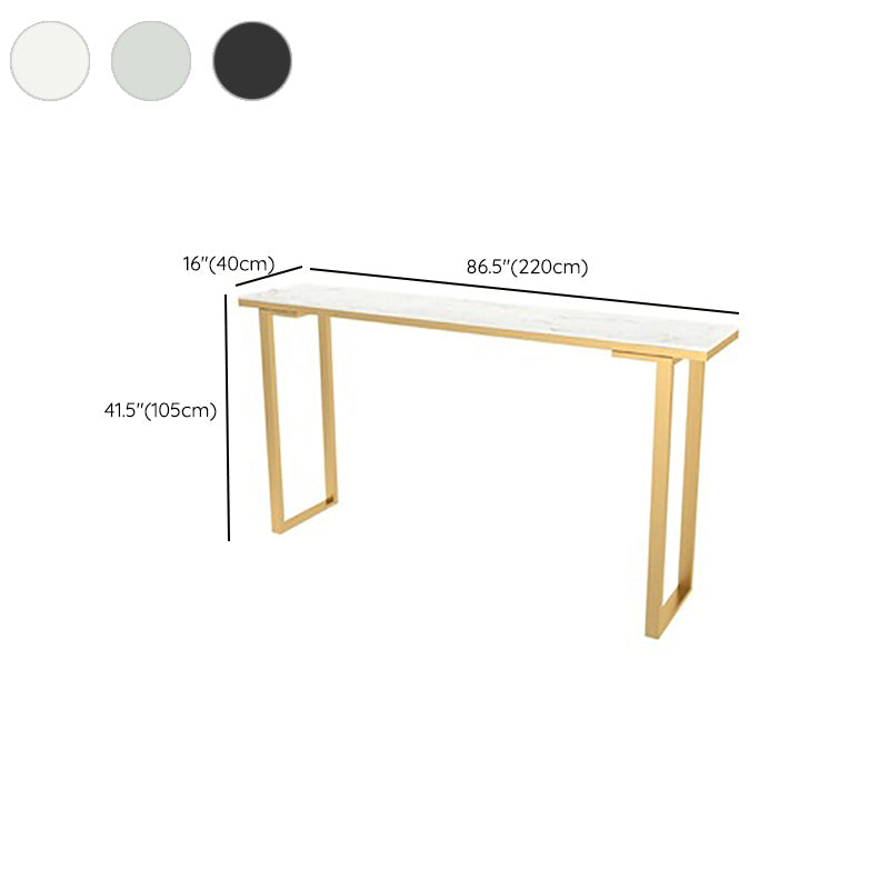 Industrial Bar-height Table Metal Base 41.3-inch Height Table for Dining Room