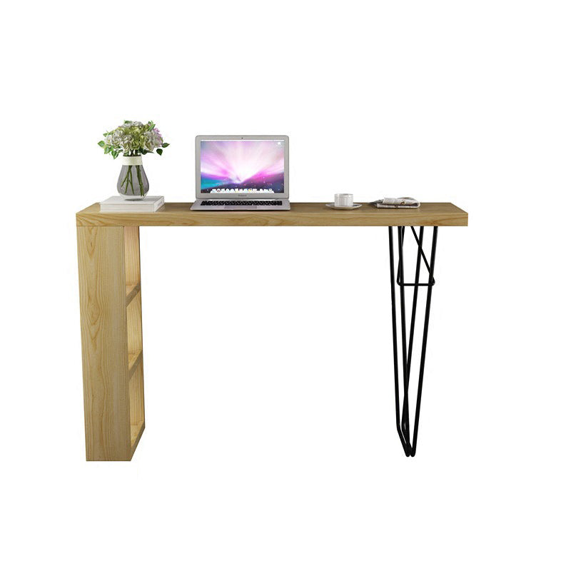 Modern Bar-height Table Solid Wood Top Pub Table for Dining Room