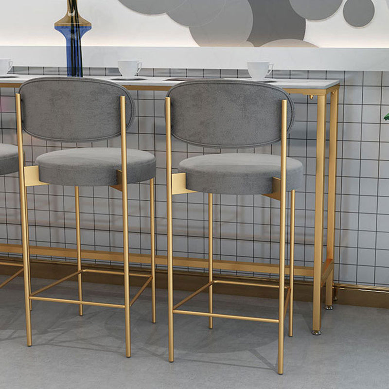 Glam Bar-height Table Faux Marble Top Pub Table for Dining Room