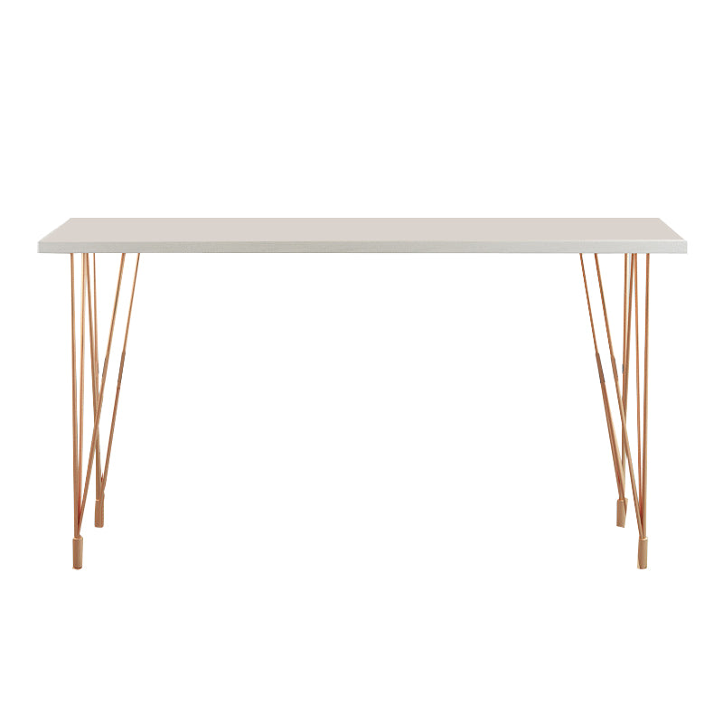 Glam Bar-height Table Solid Wood Top Bistro Pub Table with Four Legs