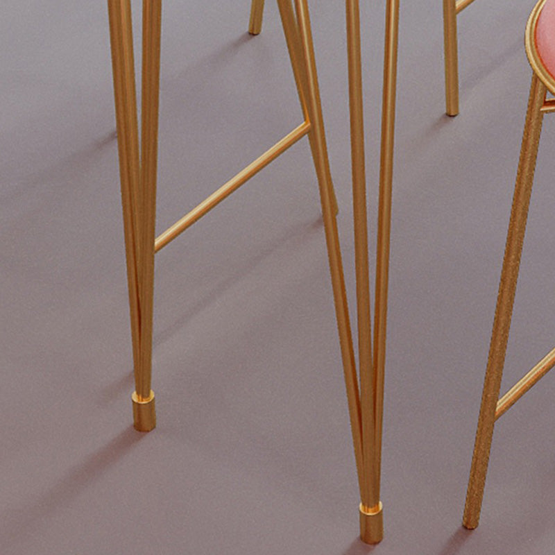 Rectangular Bar Height Table White Faux Marble Top Bistro Pub Table with 4 Legs