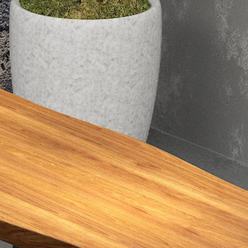 Rectangular Bar Height Table Black Legs and Metal Base Patio Bar Table