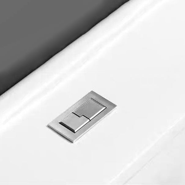 Siphon Jet Porcelain Toilet Bowl One-Piece Toilet Floor Mounted Urine Toilet