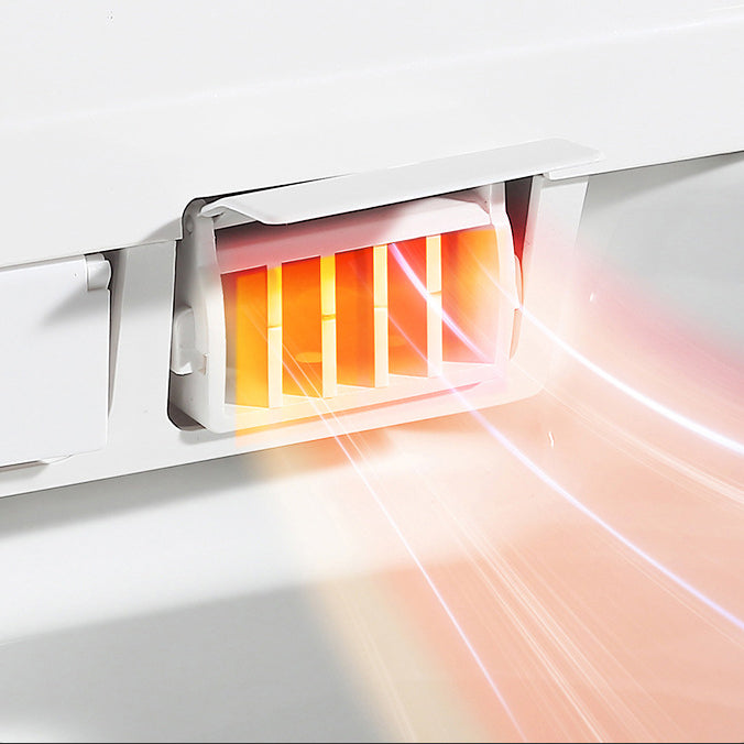 Modern 1-Piece Flush Toilet Floor Mounted Toilet Bowl for Washroom