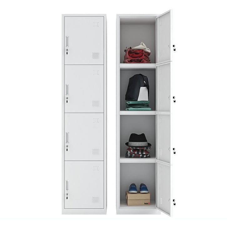 Steel Storage Cabinet Industrial Hinged Wardrobe Armoire for Home