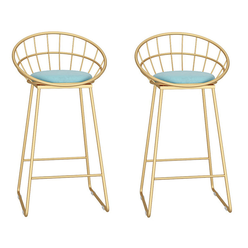 Free Form Pub Set 1/2/3 Pcs Metal and Velvet Bar Table and Stool Set