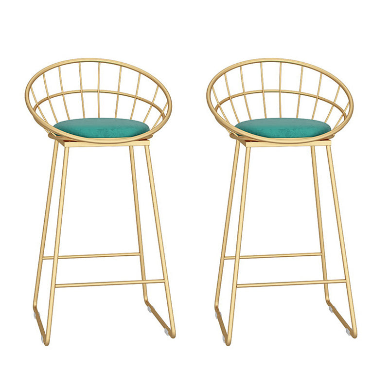 Free Form Pub Set 1/2/3 Pcs Metal and Velvet Bar Table and Stool Set