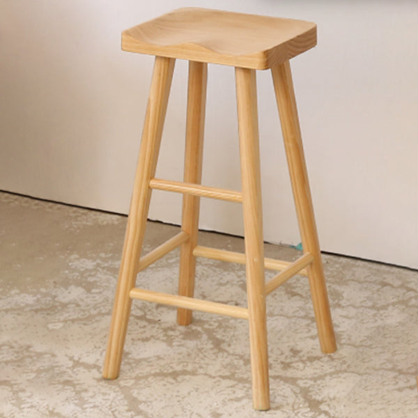 Modern 1/2/3 Pieces Bar Table Set Rectangle Wood Counter Table with High Stools for Cafe