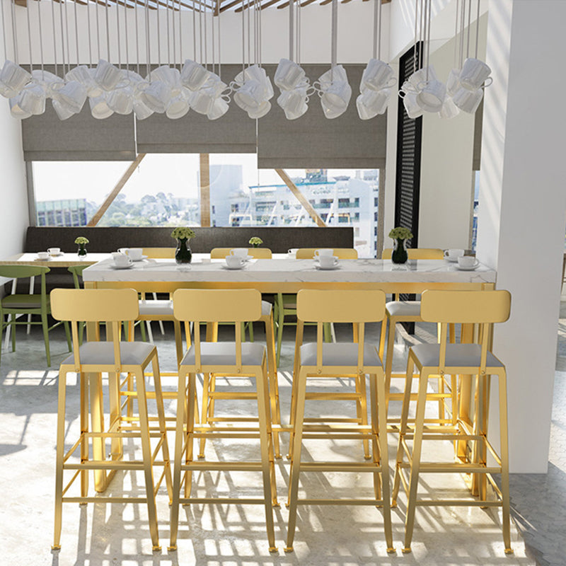 1/9 Pieces Bar Table Set Rectangular Bar Stool and Table Set