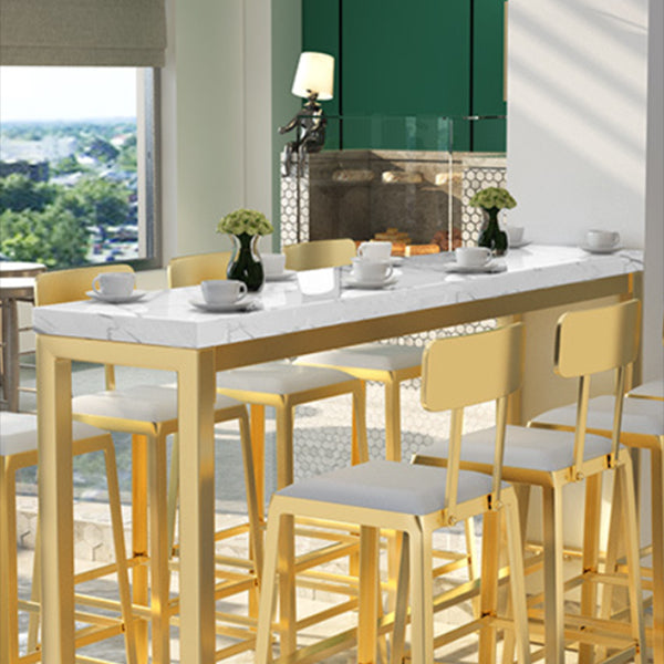 1/9 Pieces Bar Table Set Rectangular Bar Stool and Table Set