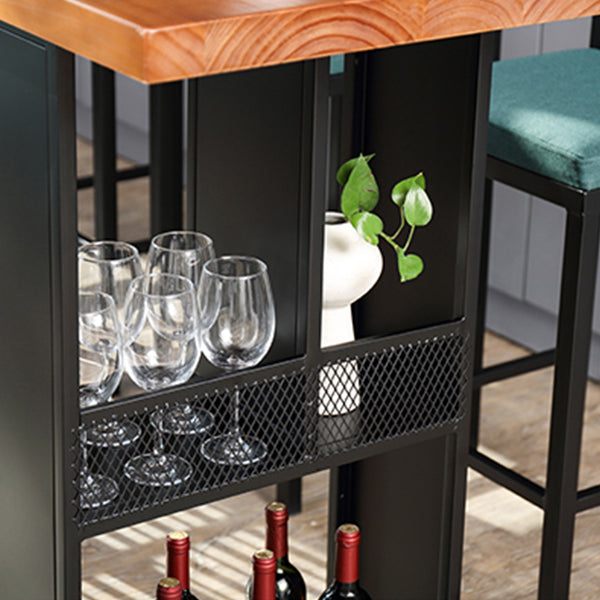 1/2/7 Pieces Pub Table Set Industrial Rectangular Pub Dining Set