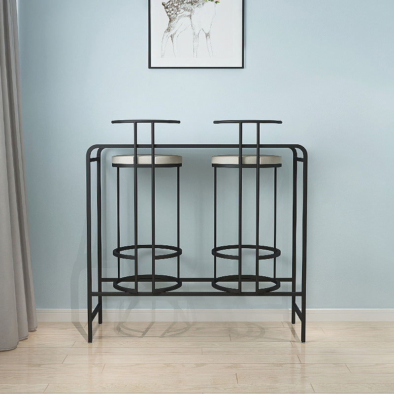 Industrial Pub Dining Set 1/3 Pieces Rectangular Table and Stool