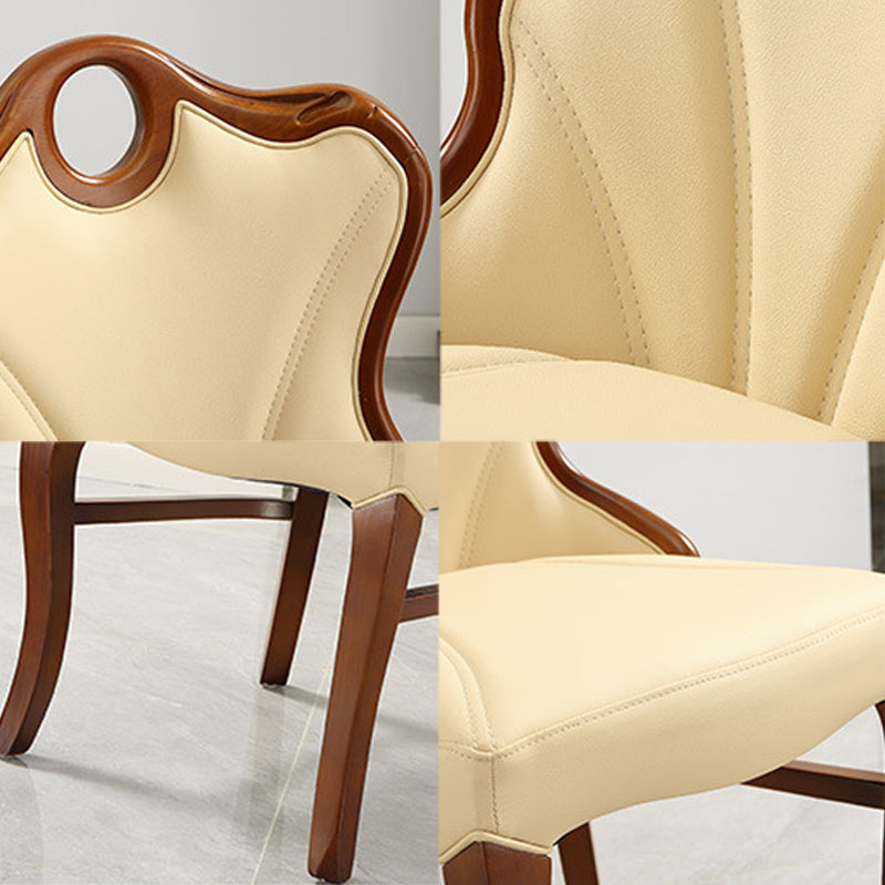 Upholstered Armless Dining Chairs Contemporary Kitchen Side Chair