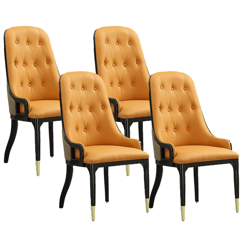 Contemporary Kitchen Dining Side Chair Upholstered Arm Chair