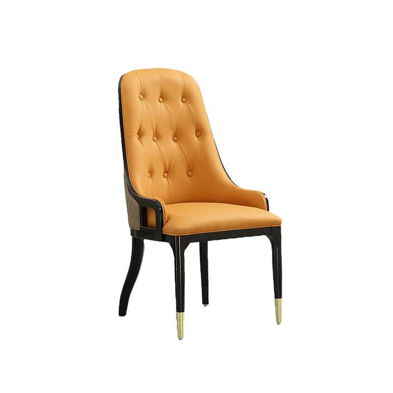 Contemporary Kitchen Dining Side Chair Upholstered Arm Chair