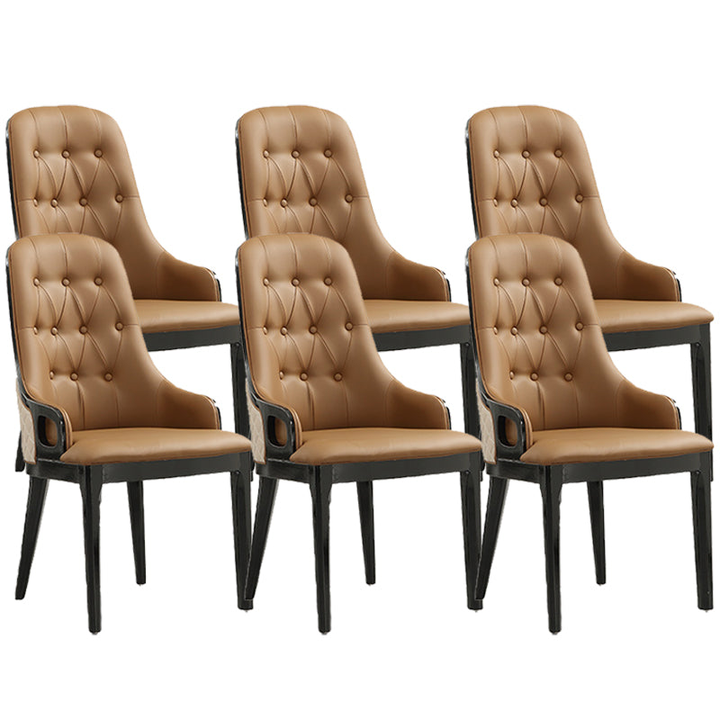 Contemporary Kitchen Dining Side Chair Upholstered Arm Chair