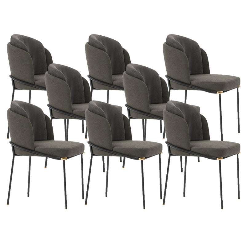 Glam Style Parsons Side Chair Indoor Dining Chair for Home Use