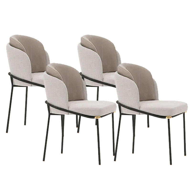 Glam Style Parsons Side Chair Indoor Dining Chair for Home Use