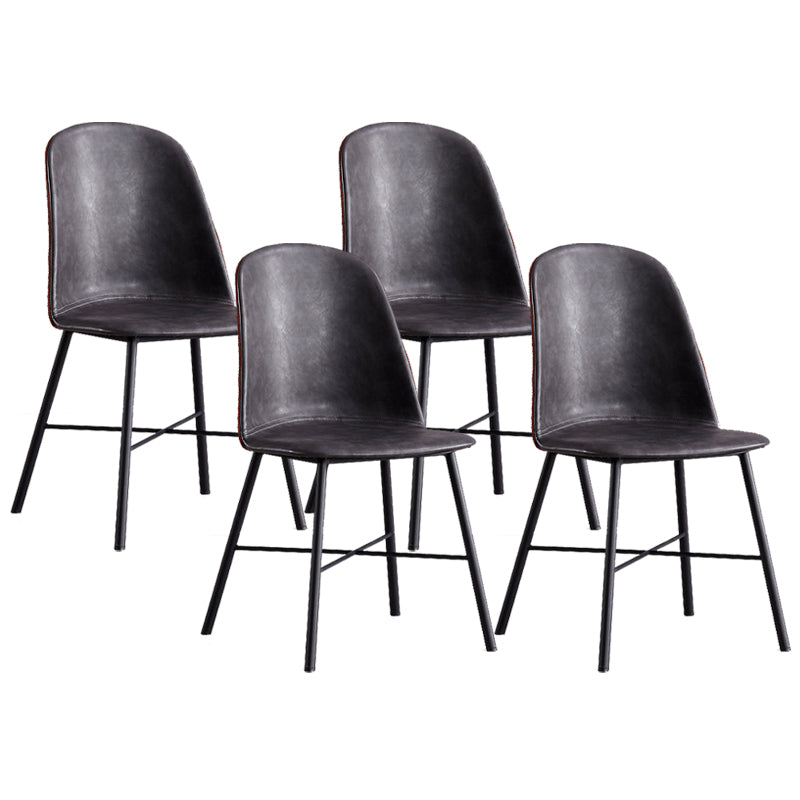 Indoor Side Chair Leather Modern Dining Chair for Dining Room