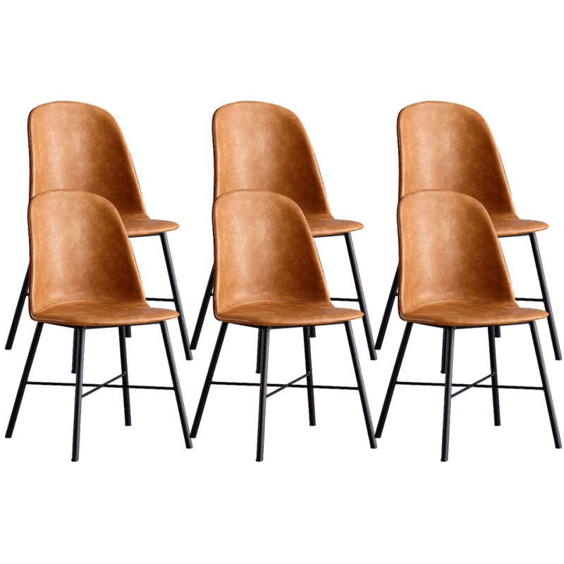 Indoor Side Chair Leather Modern Dining Chair for Dining Room
