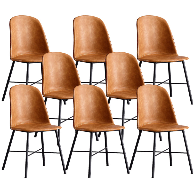 Indoor Side Chair Leather Modern Dining Chair for Dining Room