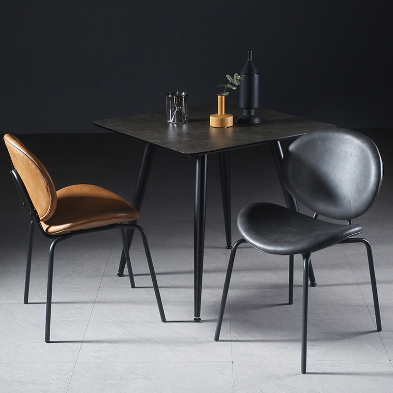 Contemporary Style Side Chair Leather Dining Chair for Dining Room