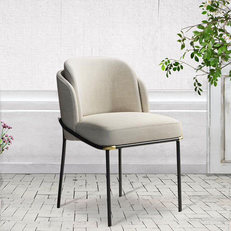 Modern Style Parsons Side Chair Upholstered Indoor Dining Chair
