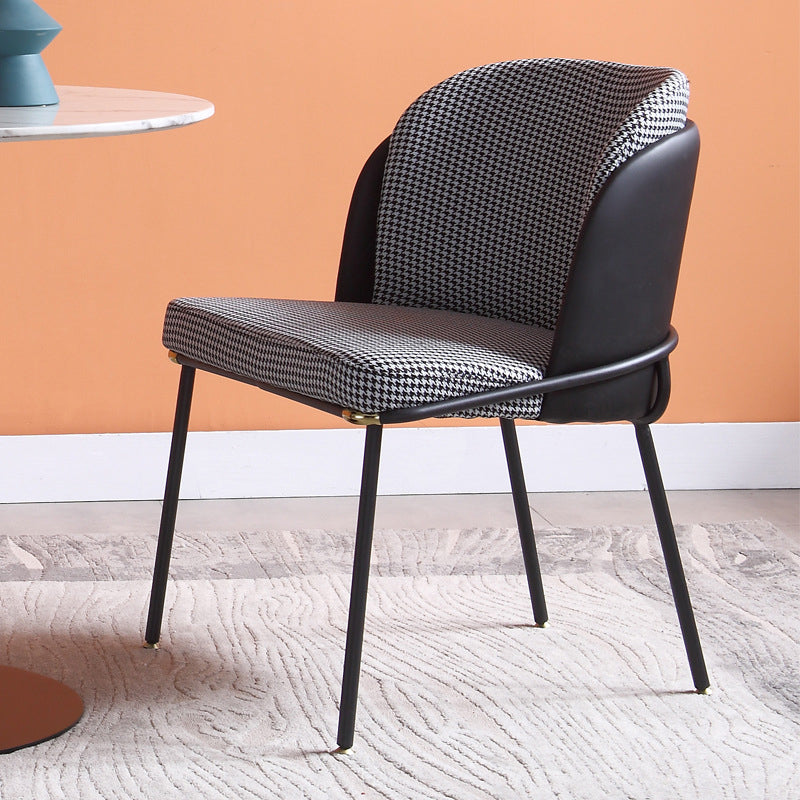 Modern Style Parsons Side Chair Upholstered Indoor Dining Chair