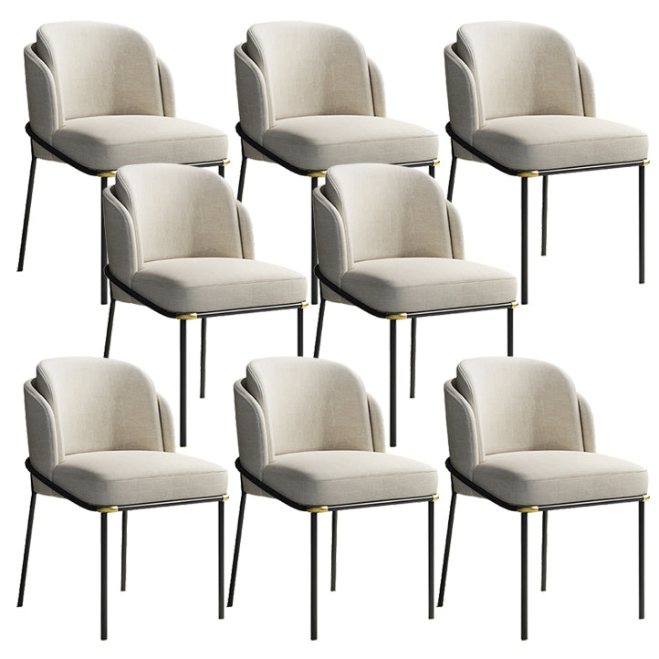 Modern Style Parsons Side Chair Upholstered Indoor Dining Chair