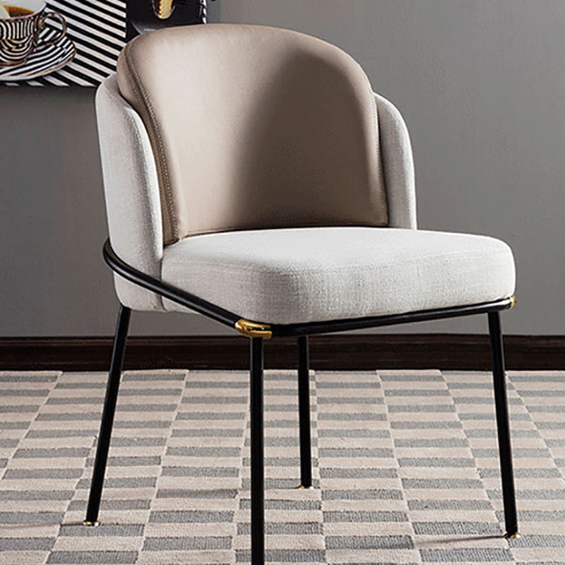 Modern Style Parsons Side Chair Upholstered Indoor Dining Chair