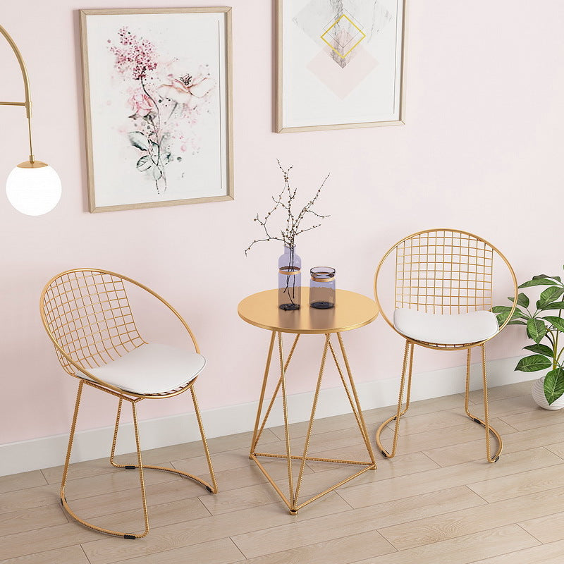 Metal Kitchen Dining Arm Chairs Contemporary Upholstered Dining Chairs