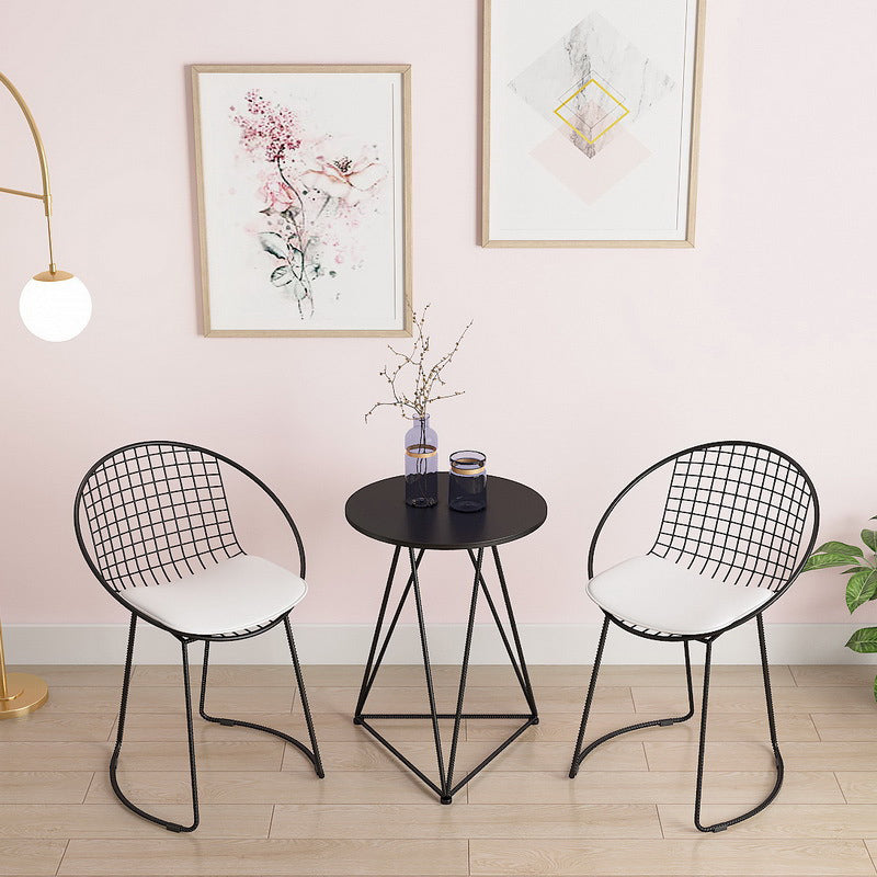 Metal Kitchen Dining Arm Chairs Contemporary Upholstered Dining Chairs