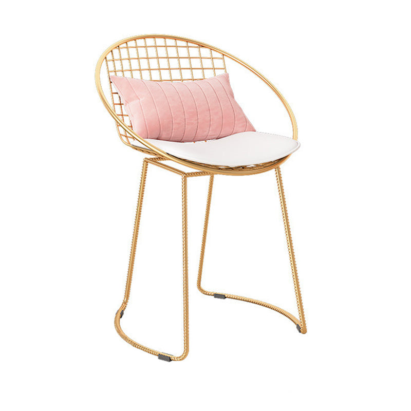 Metal Kitchen Dining Arm Chairs Contemporary Upholstered Dining Chairs