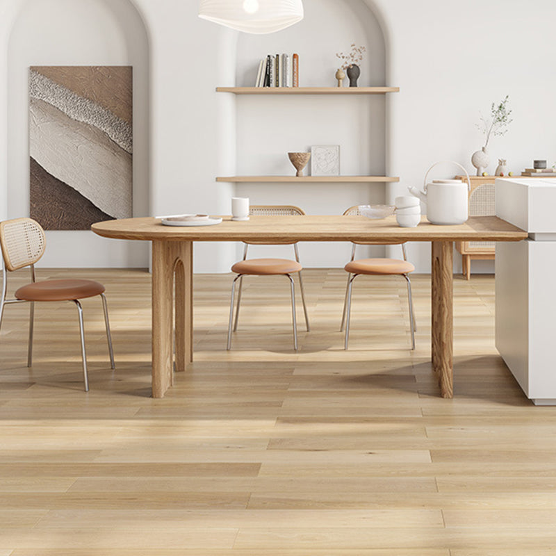 Modern Style Wooden Table Free Form Table with 3 Legs for Home