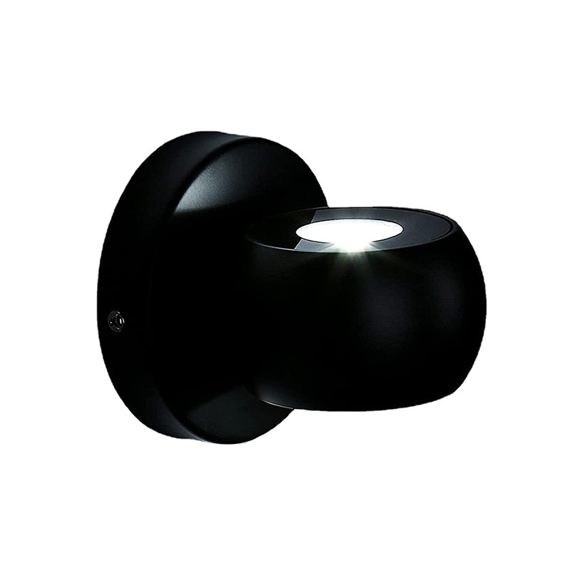 Modern Style Ball Shade Wall Lamp Metal 2 Lights Sconces for Living Room