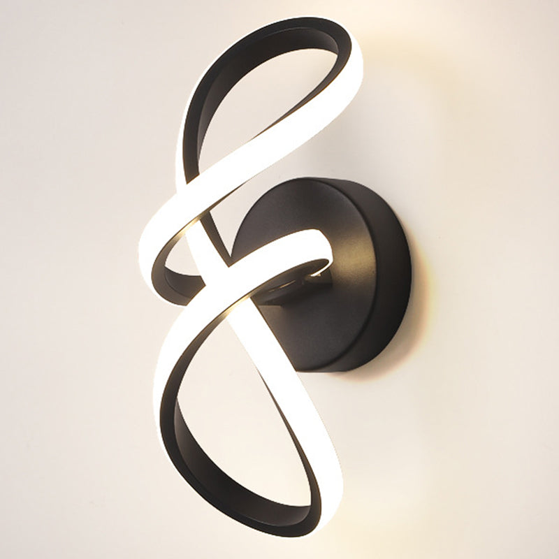 Metal Geometric Wall Sconce Contemporary 1 Light Wall Mount Light