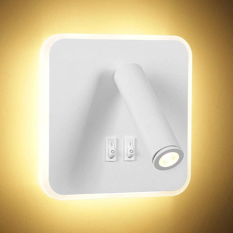 Modern Style Wall Lamp Metal 2 Lights Sconce Light for Bedroom