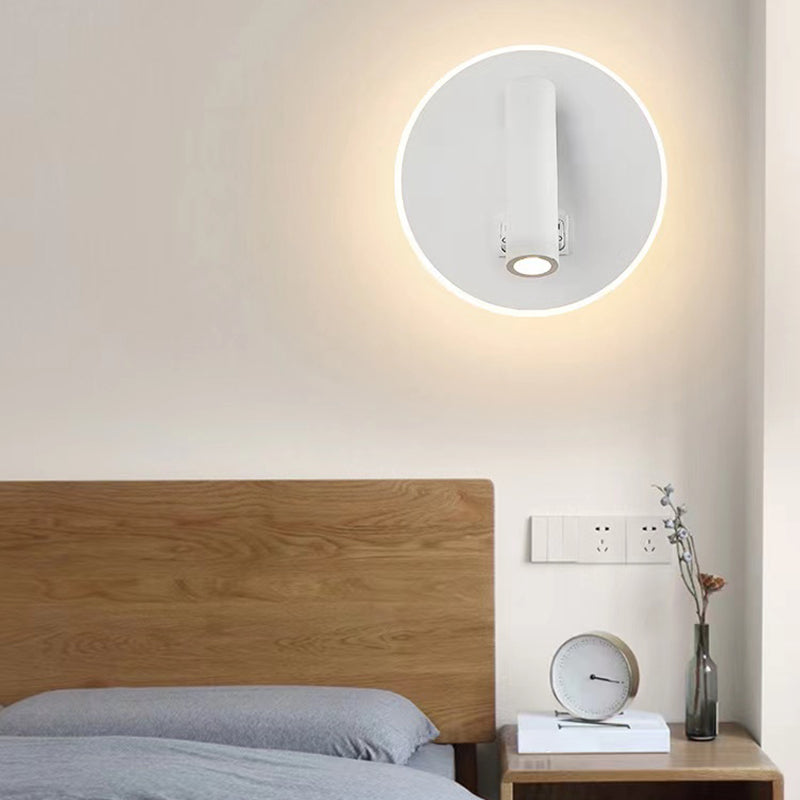 Modern Style Wall Lamp Metal 2 Lights Sconce Light for Bedroom
