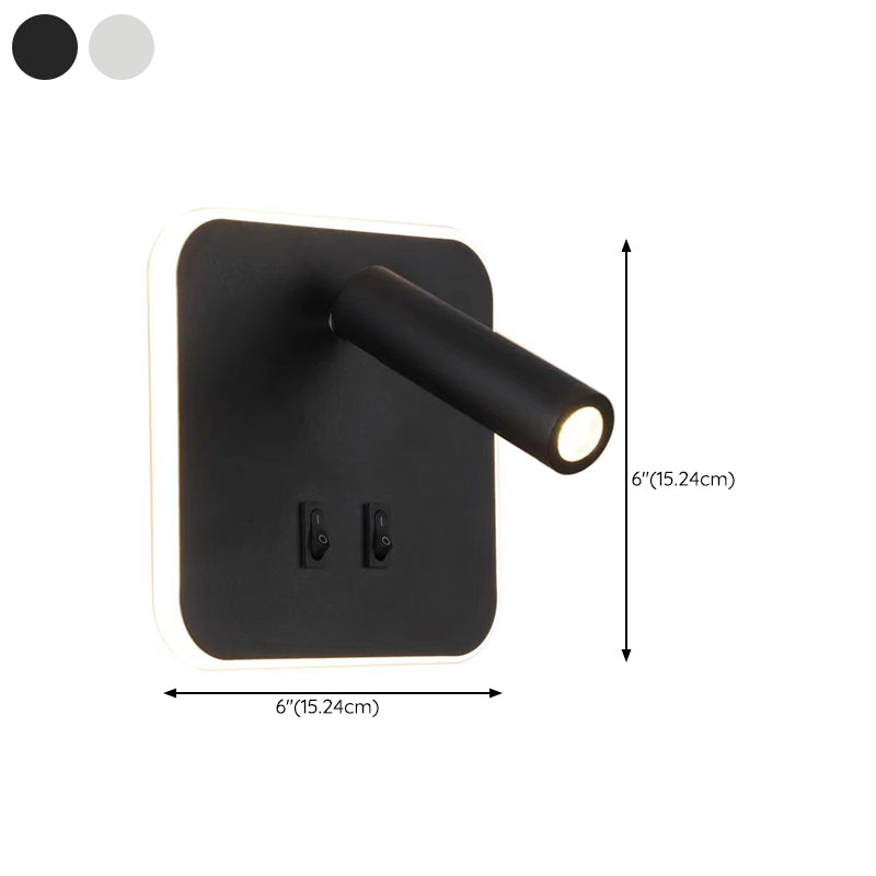 Modern Style Wall Lamp Metal 2 Lights Sconce Light for Bedroom