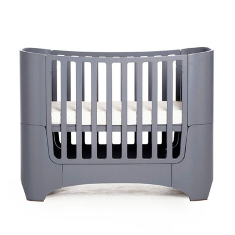 Solid Wood Adjustable Height Crib Home 5-In-1 Convertible Crib