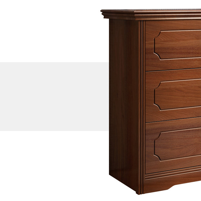 33.07" Tall Wood Accent Chest Mid-Century Modern 6 - Drawer Chest