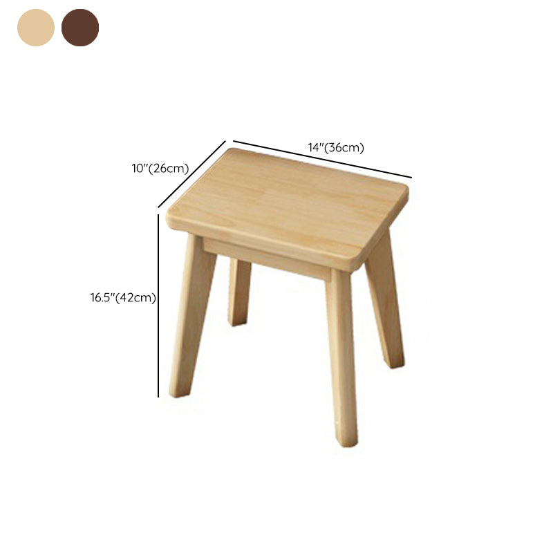 Rubberwood Vanity Set with Stool and Mirror Scandinavian Drawers Dresser