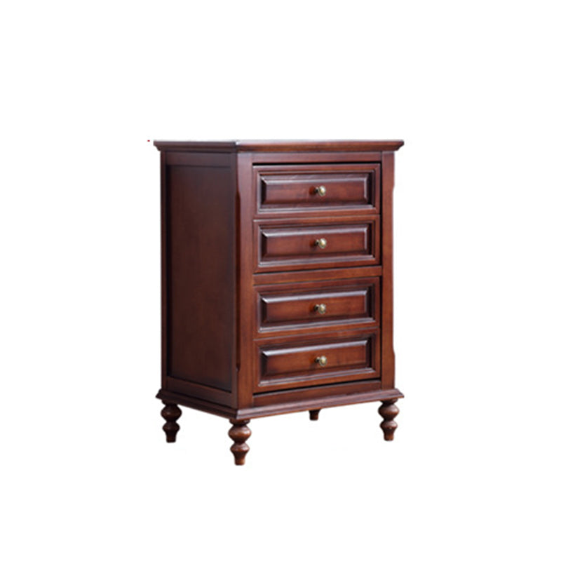Mid Century Modern Brown Accent Chest Rubberwood 4/5/6 - Drawer Chest