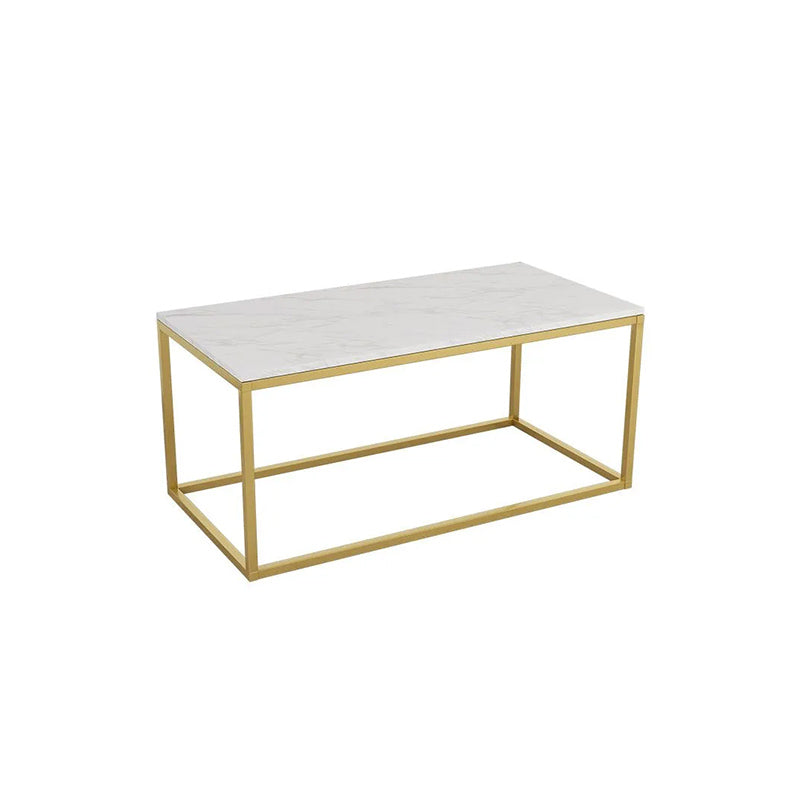 Glam Rectangular Coffee Table Frame 1 Coffee Table for Living Room